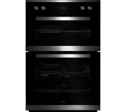 BEKO  Select BXTF25300X Electric Built-under Double Oven - Stainless Steel